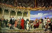 Hippolyte Delaroche section 3 of the Hemicycle USA oil painting artist